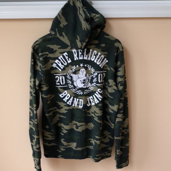 NWT True Religion Camo zip hoodie - Picture 5 of 5